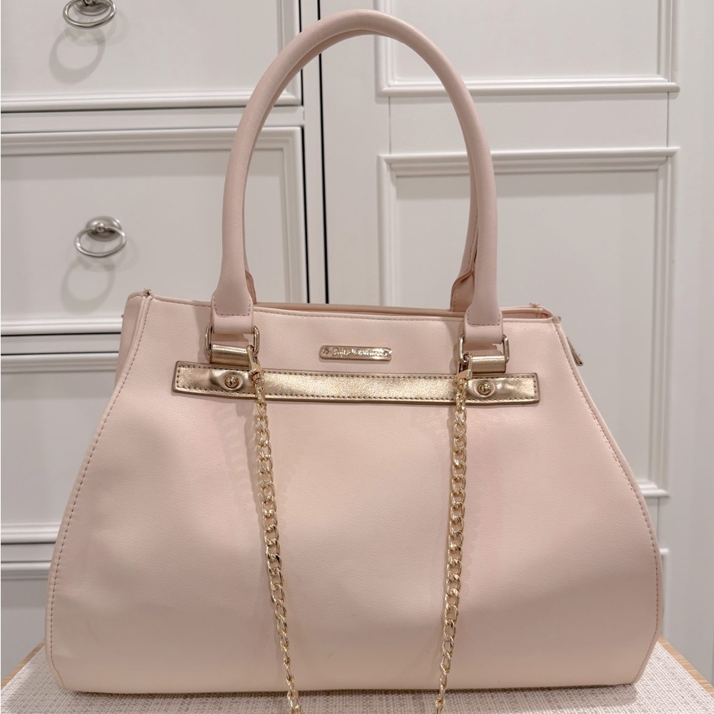 🌸 SOLD - Juicy Couture Rose Gold & Blush Peachy Pink Y2K Tote Bag